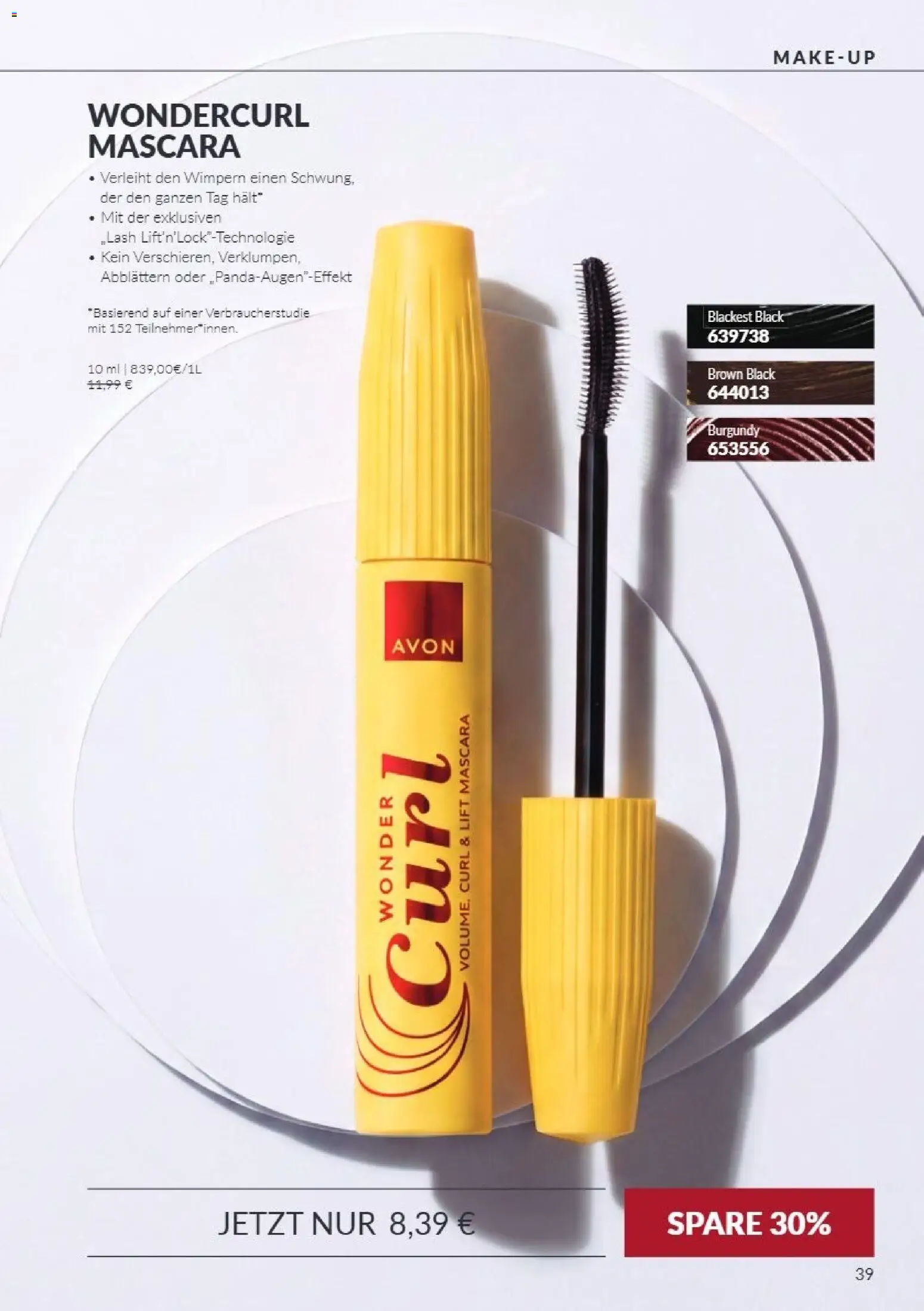 Vorschau von dem Prospekt des Geschäftes Avon, gültig ab dem 01.10.2026 - Mascara