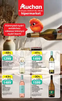 Auchan - Auchan Bor ajánlatok megtekintése, amely érvényes 2026.07.30.-től