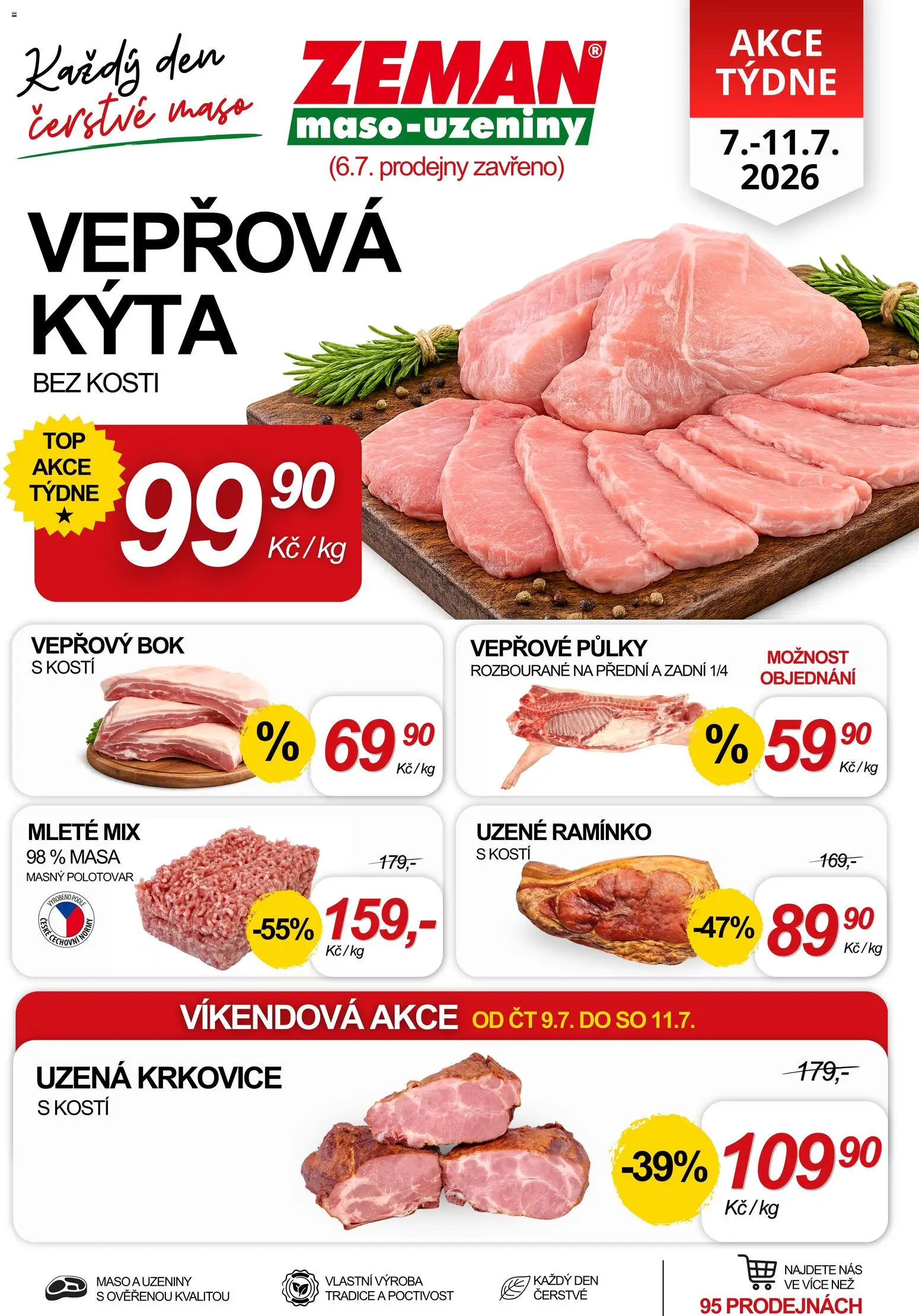 Náhled nabídky: Prodejny Zeman Prodejny Zeman leták platný od 07.07.2026