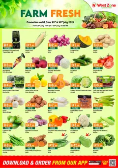 Preview of the catalogue Westzone Supermarket Farm Fresh of store Westzone Supermarket valid from 29 Jul, 2026