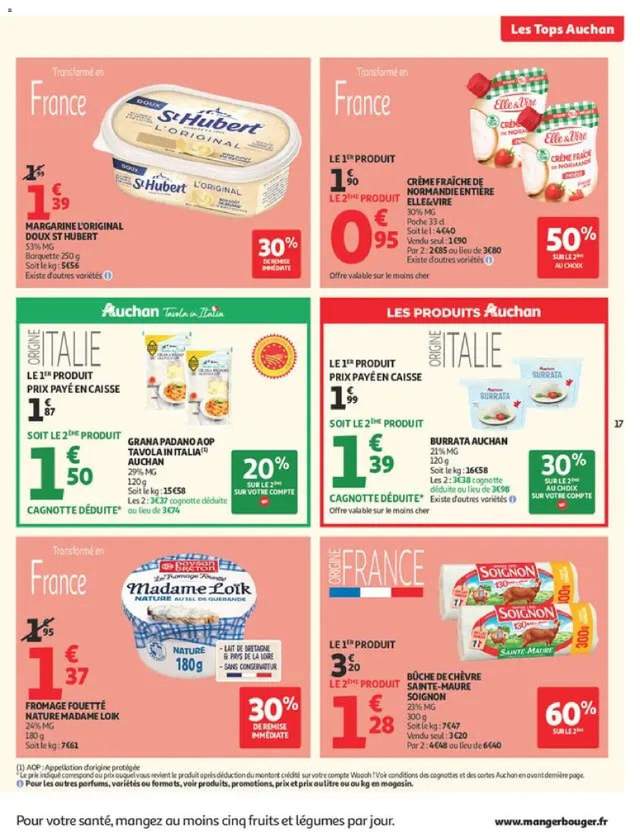 Nouveau catalogue Auchan à partir du 04/08