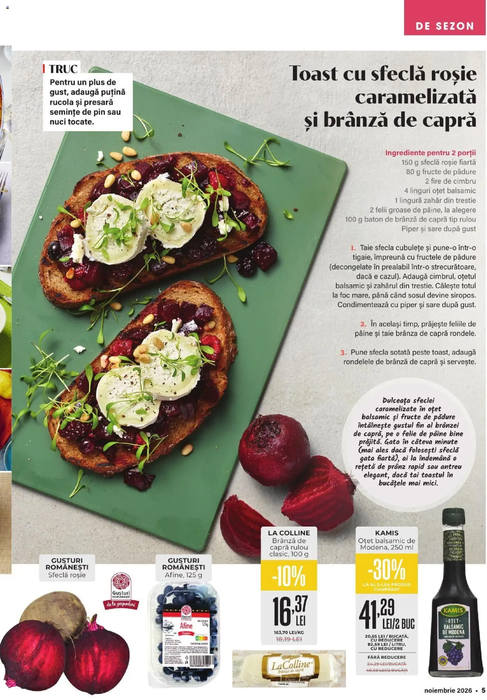 Previzualizarea de cataloage: Mega Image Mega Image Catalog Noiembrie valabil de la 01.11.2026 - Afine, Brânză, Fructe, Nuci, Semințe, Sare, Piper, Oțet