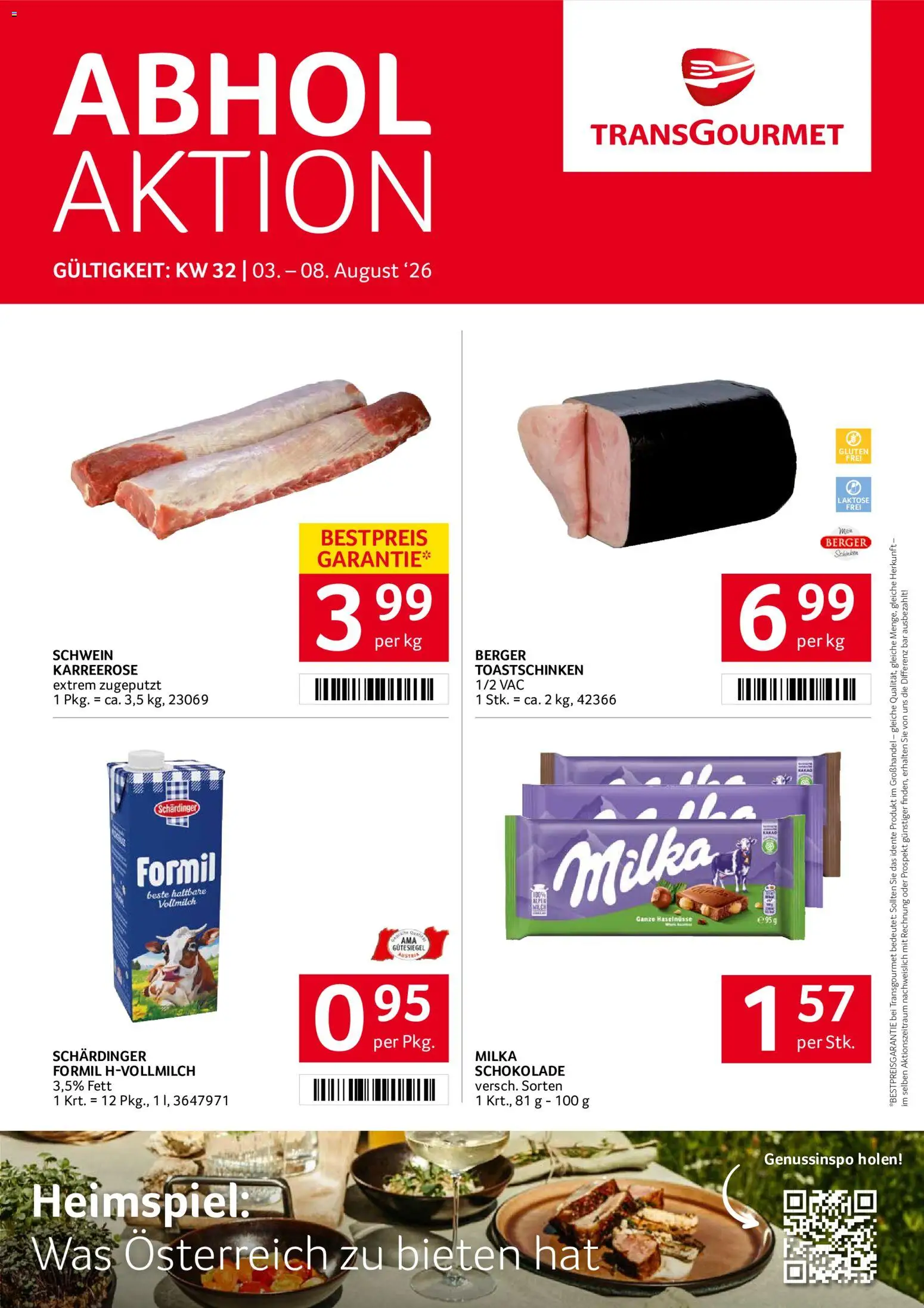 Vorschau der Angebote: Transgourmet Transgourmet Flugblatt gültig ab 03.08.2026