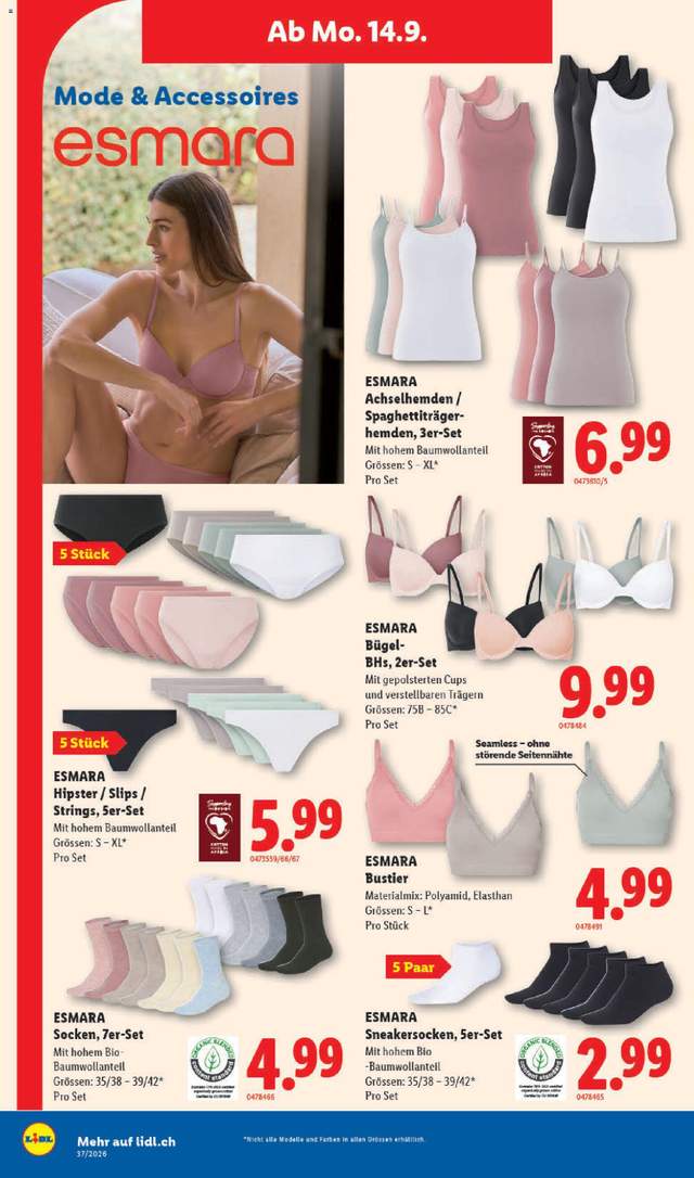 Neue Lidl Aktionen ab 10.09.