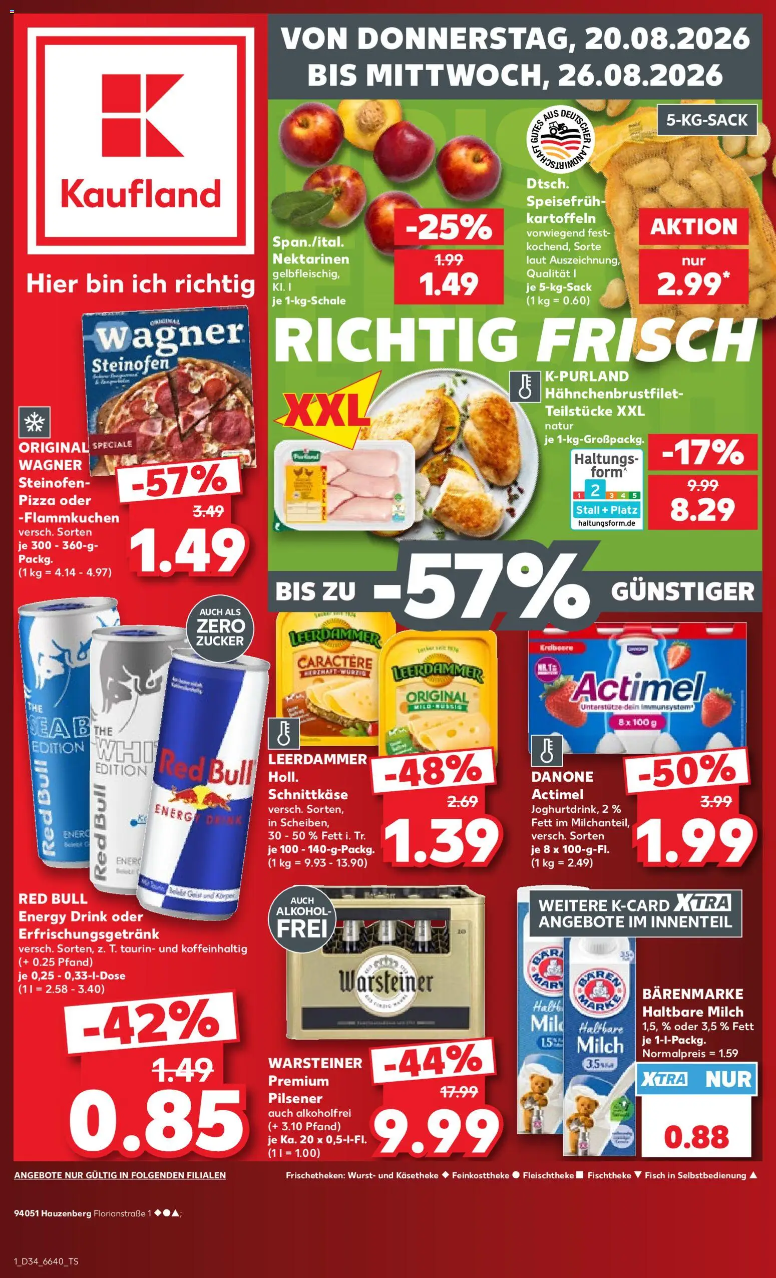 Vorschau von dem Prospekt des Geschäftes Kaufland, gültig ab dem 20.08.2026