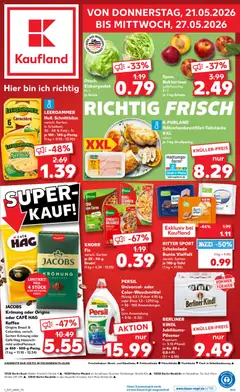 Vorschau von dem Prospekt des Geschäftes Kaufland, gültig ab dem 21.05.2026