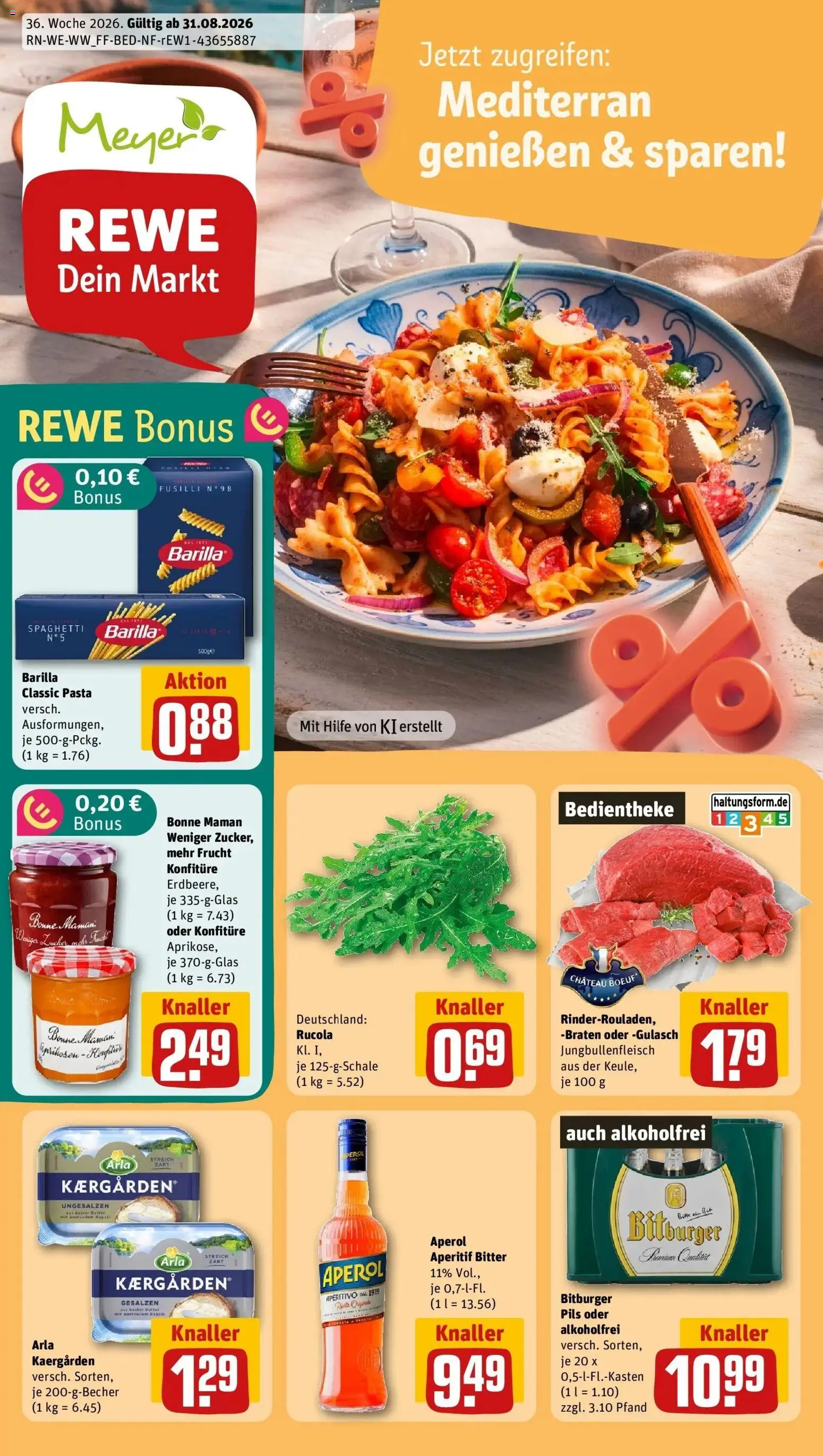 Vorschau von dem Prospekt des Geschäftes Rewe, gültig ab dem 31.08.2026