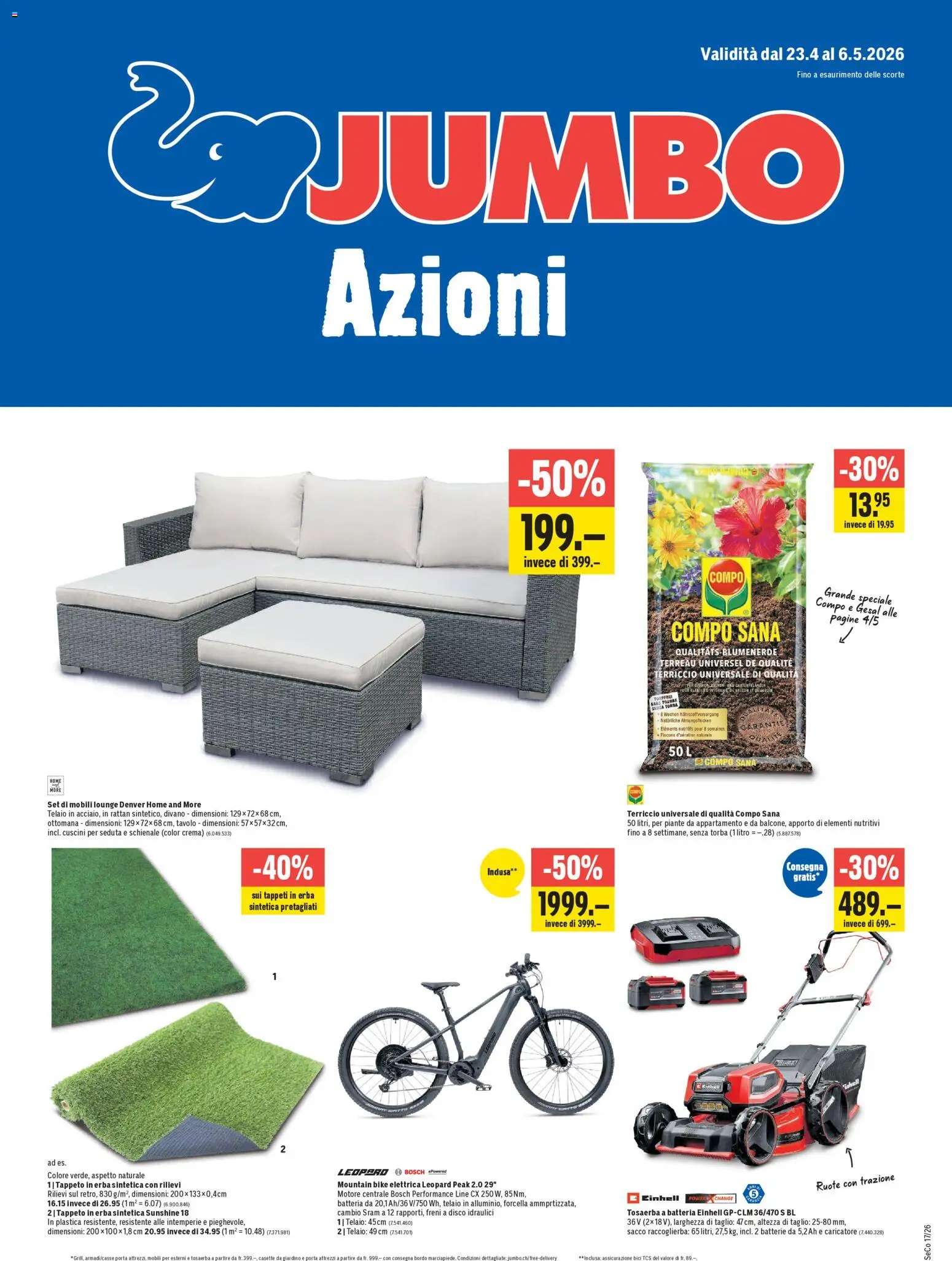 Vorschau des Merkblatts Jumbo aktionen IT vom Shop Jumbo gültig von 23.04.2026 bis 06.05.2026