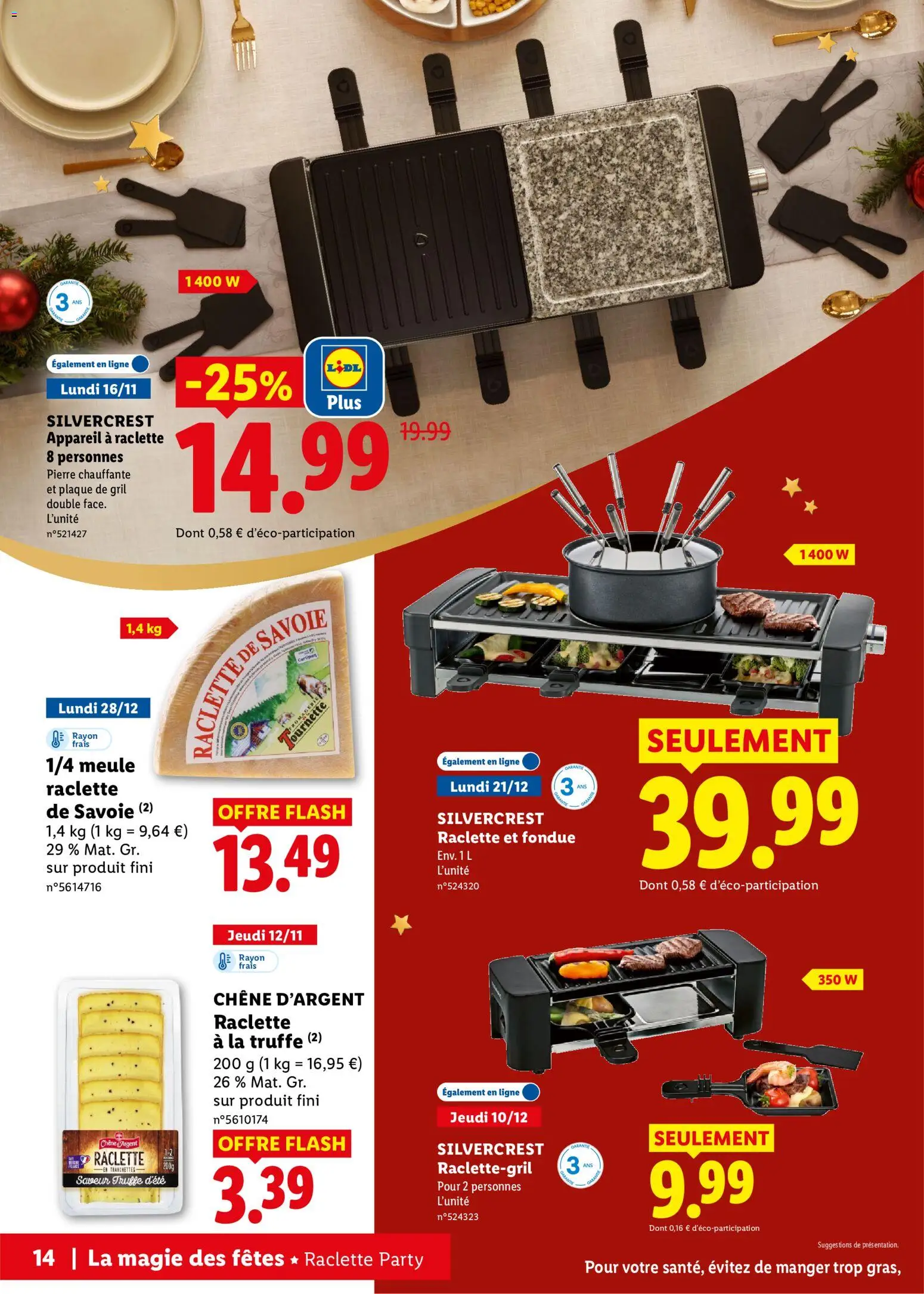 Prévisualisation de LIDL Catalogue de Noël du magasin LIDL formulaire valide 29/10/2026