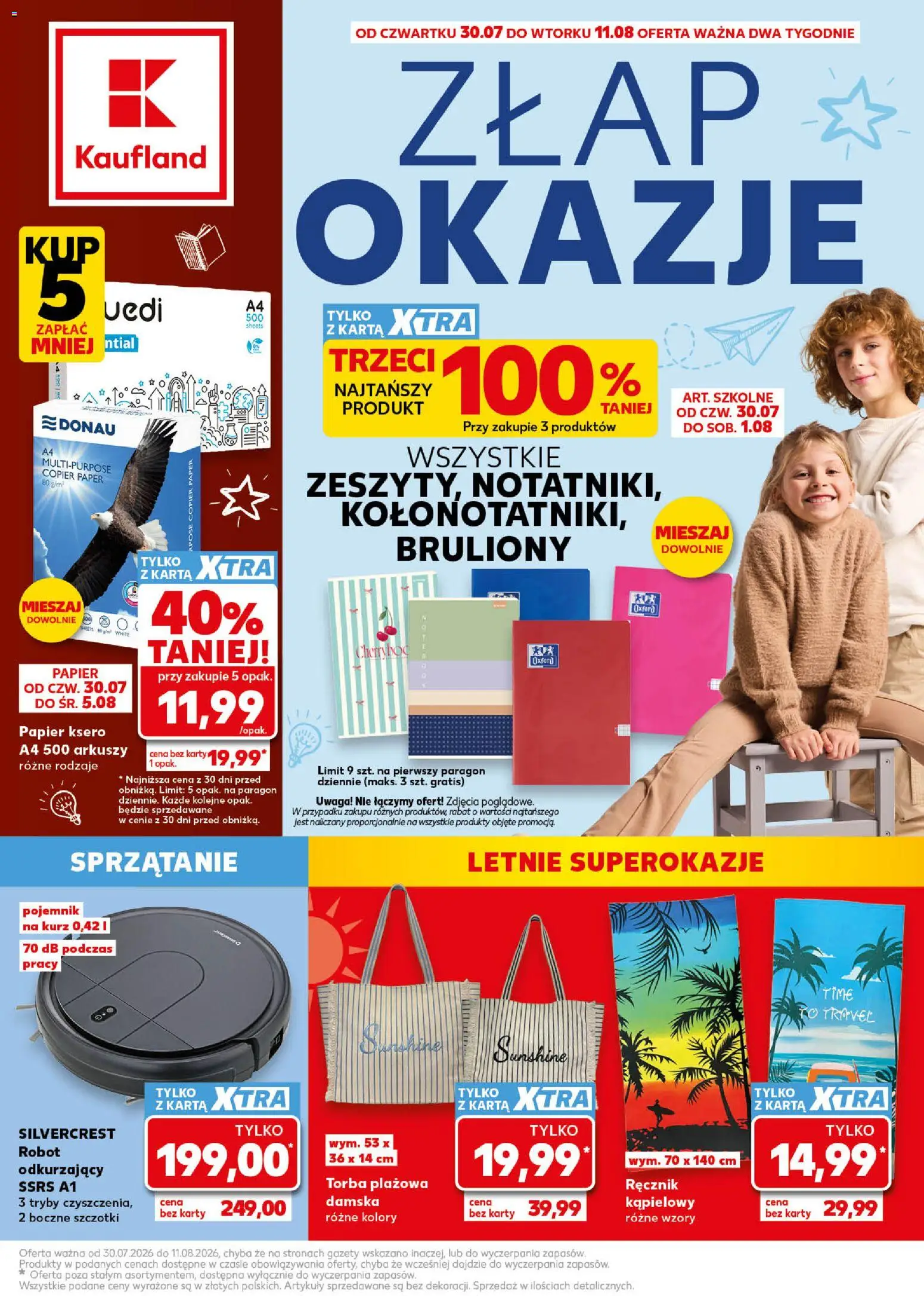 Náhled nabídky: Kaufland Polsko Kaufland Polsko leták - Złap okazje platný od 30.07.2026 - Robot, Karty