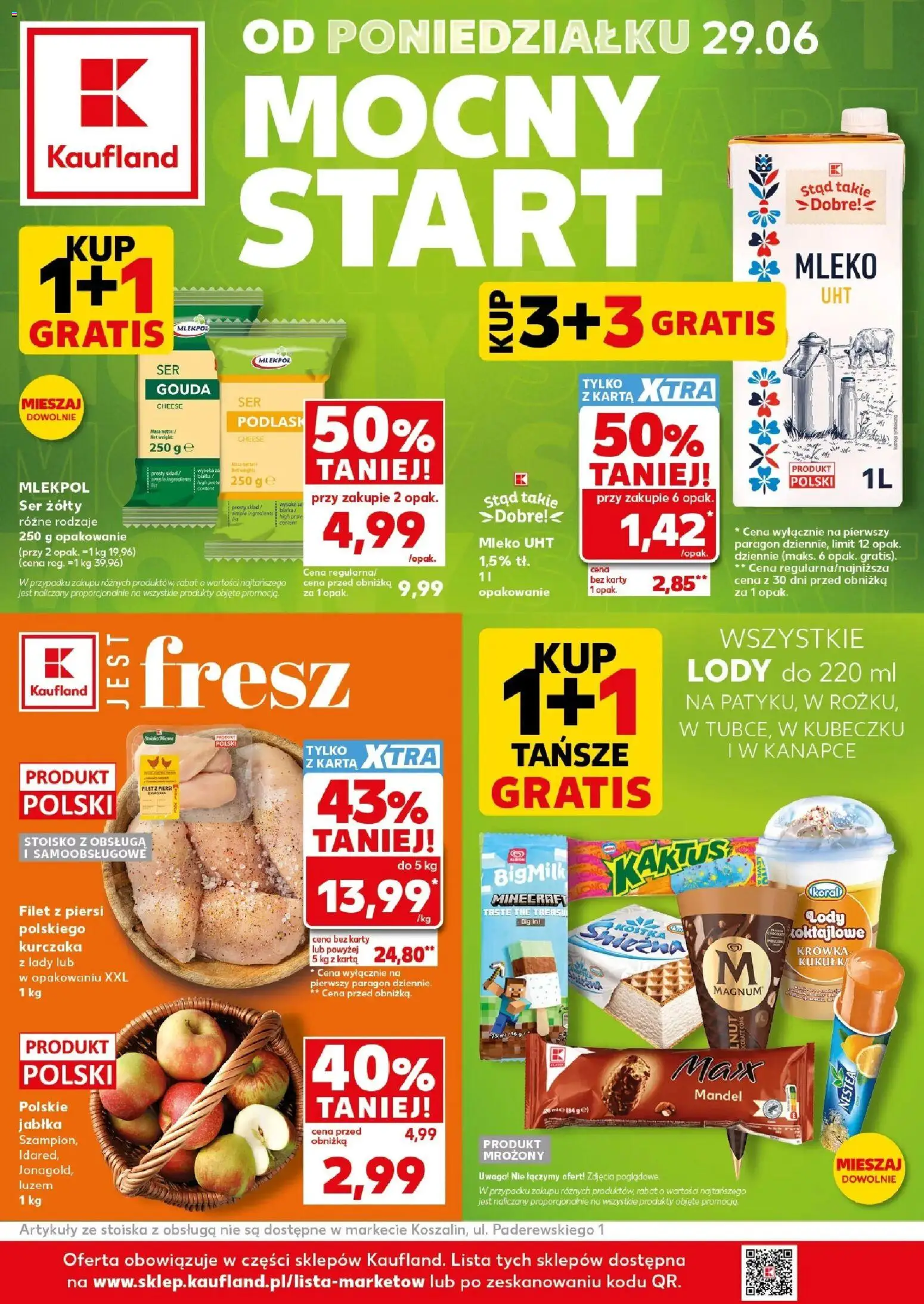 Pogląd gazetki "Kaufland gazetka - Mocny start" ze sklepu Kaufland ważnej od 29.06.2026
