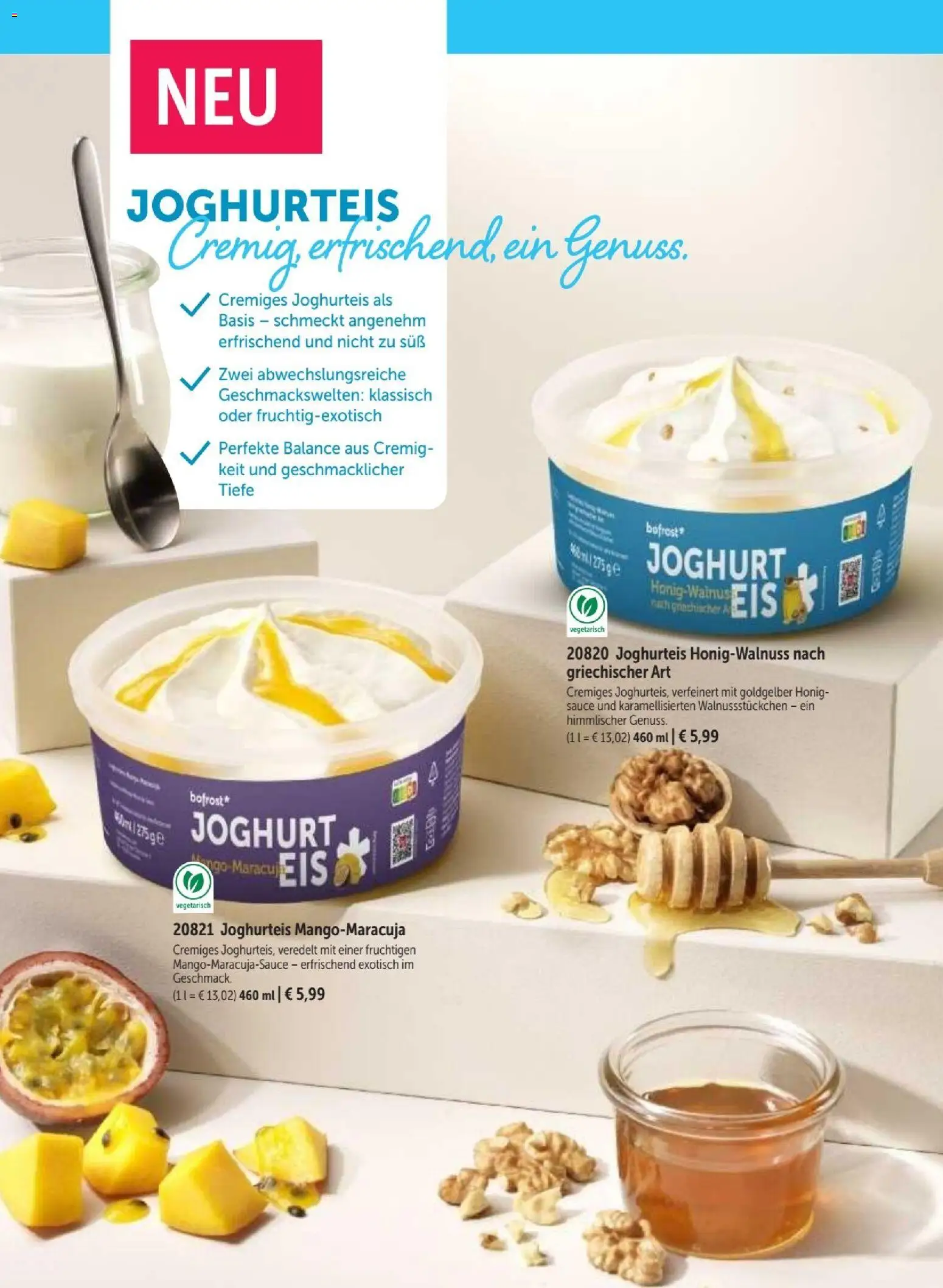 Vorschau von dem Prospekt des Geschäftes Bofrost, gültig ab dem 07.09.2026 - Eis, Joghurt