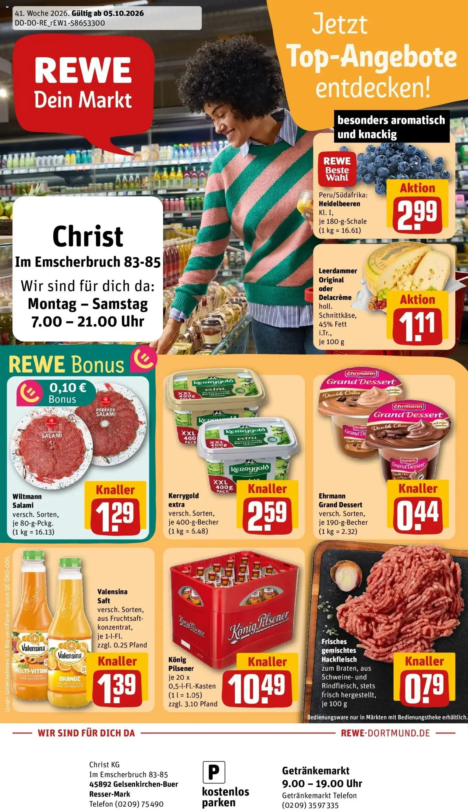 Vorschau von dem Prospekt des Geschäftes Rewe, gültig ab dem 05.10.2026