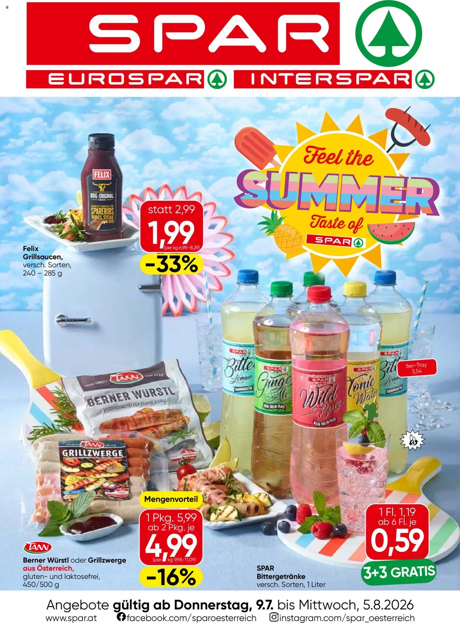 Vorschau der Angebote: Spar Spar Feel the Summer gültig ab 09.07.2026