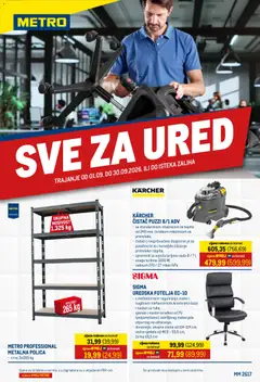 Pregled letka Metro Sve za ured trgovine Metro vrijedi od 01.09.2026