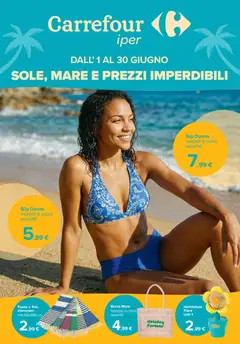 Anteprima dell'opuscolo Carrefour volantino Iper - Mare dal negozio Carrefour valido da 01/06/2026
