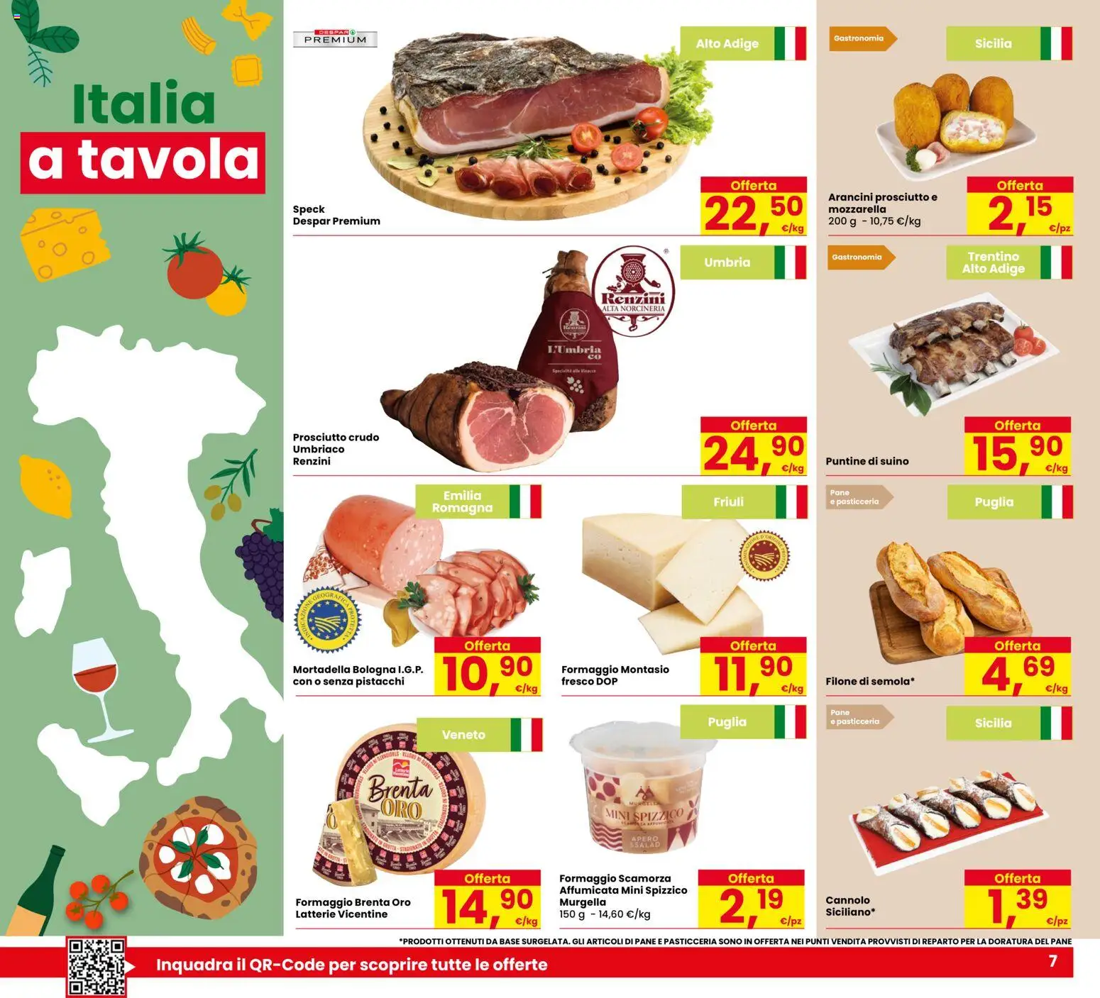 Anteprima dell'opuscolo Eurospar volantino Rovereto dal negozio Eurospar valido da 03/09/2026 - Formaggio, Mozzarella, Mortadella, Speck, Prosciutto Crudo, Prosciutto, Pistacchi, Formaggio montasio