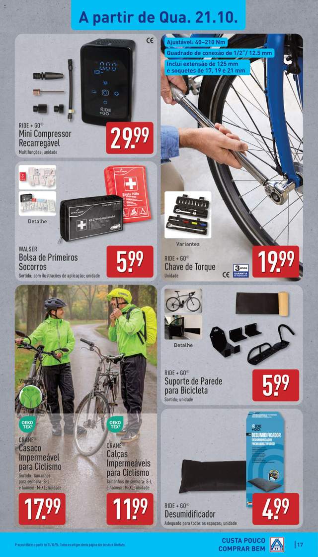 Novo folheto Aldi a partir de 19/10
