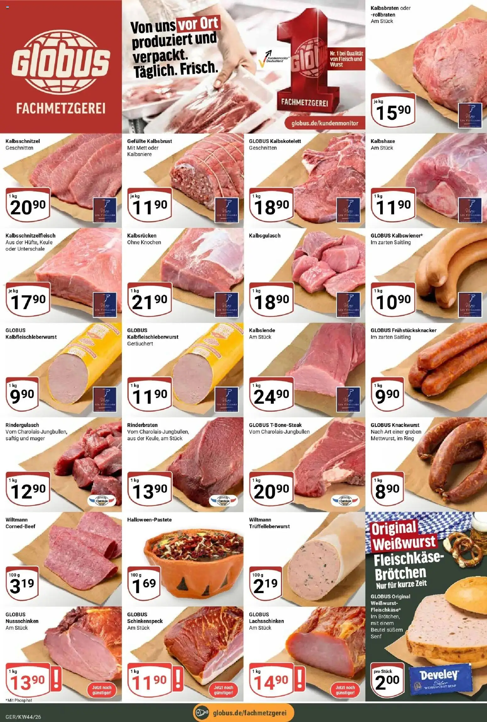 Vorschau von dem Prospekt des Geschäftes Globus, gültig ab dem 26.10.2026