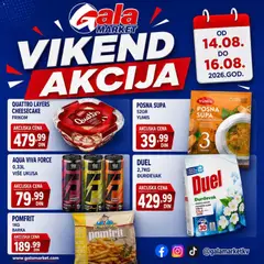 Pregled Gala MARKET kataloga - važi od 14.08.2026
