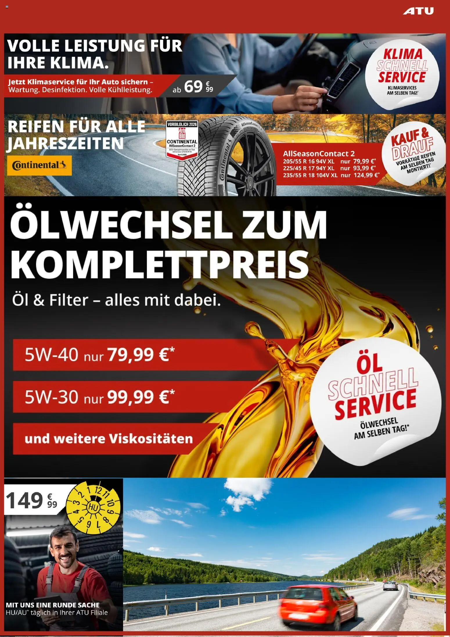 Vorschau von dem Prospekt des Geschäftes ATU, gültig ab dem 01.09.2026 - Öl