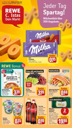 Vorschau von dem Prospekt des Geschäftes Rewe, gültig ab dem 17.08.2026