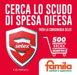 Anteprima dell'opuscolo Famila volantino Spesa Difesa dal negozio Famila valido da 08/10/2026