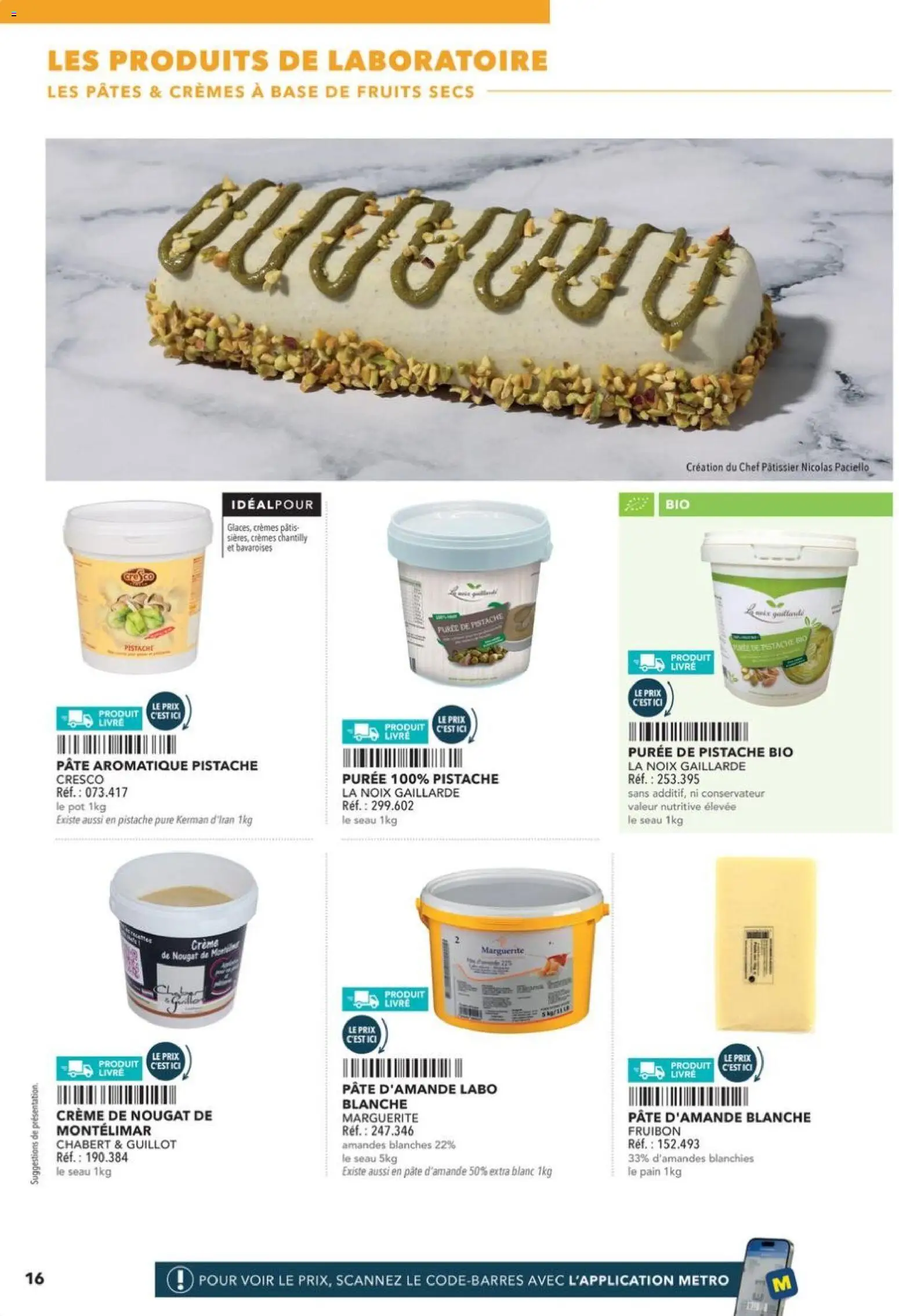 Prévisualisation de Boulangers Pâtissiers du magasin METRO formulaire valide 30/04/2026 - Livre, Fruits, Pain, Pâte, Pâtes, Crème, Base, Pâte d'amande