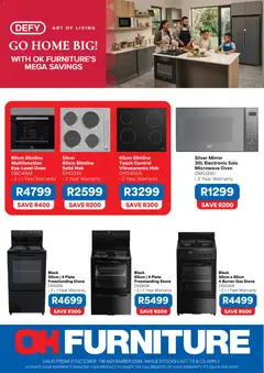 Preview of OK Furniture flyer valid from 21/10/2026