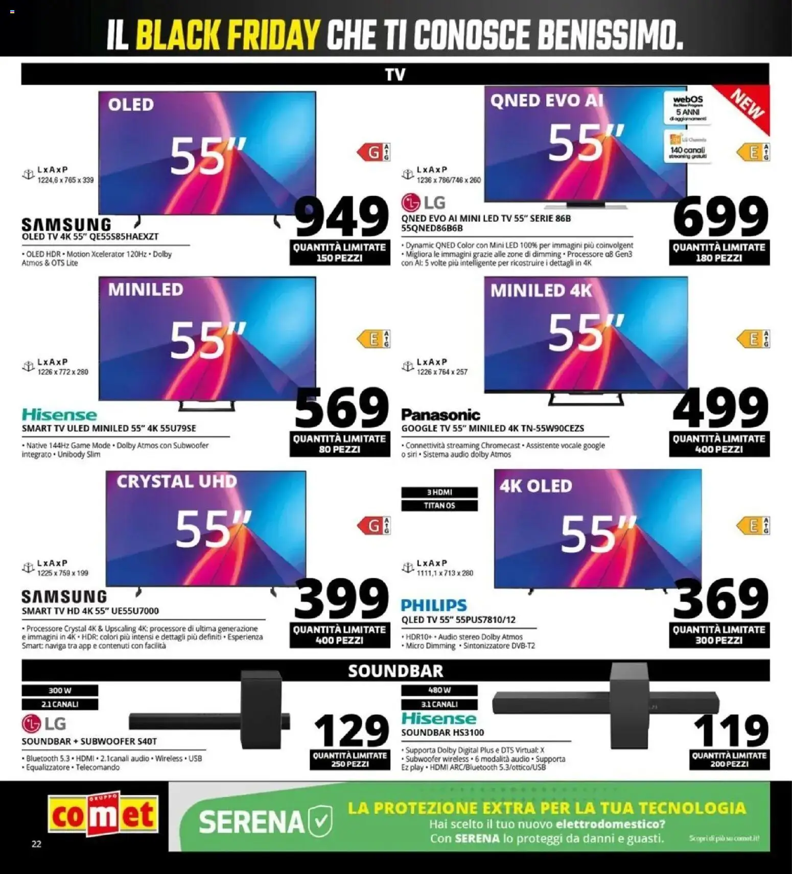 Anteprima dell'opuscolo Comet Black Friday dal negozio Comet valido da 29/10/2026