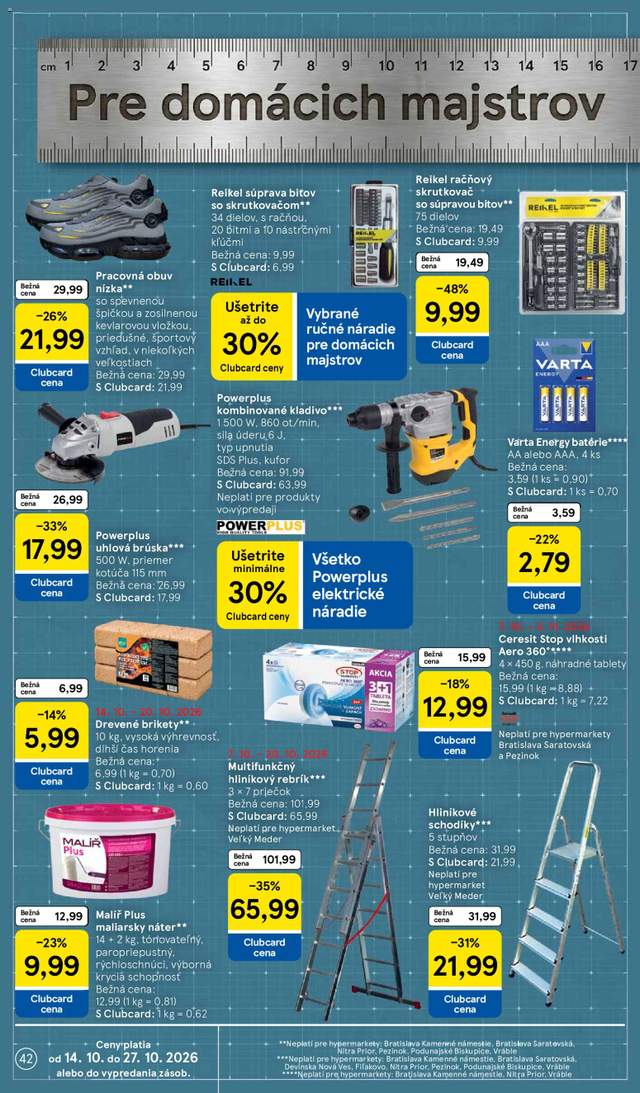 Nový Tesco leták od 14.10.