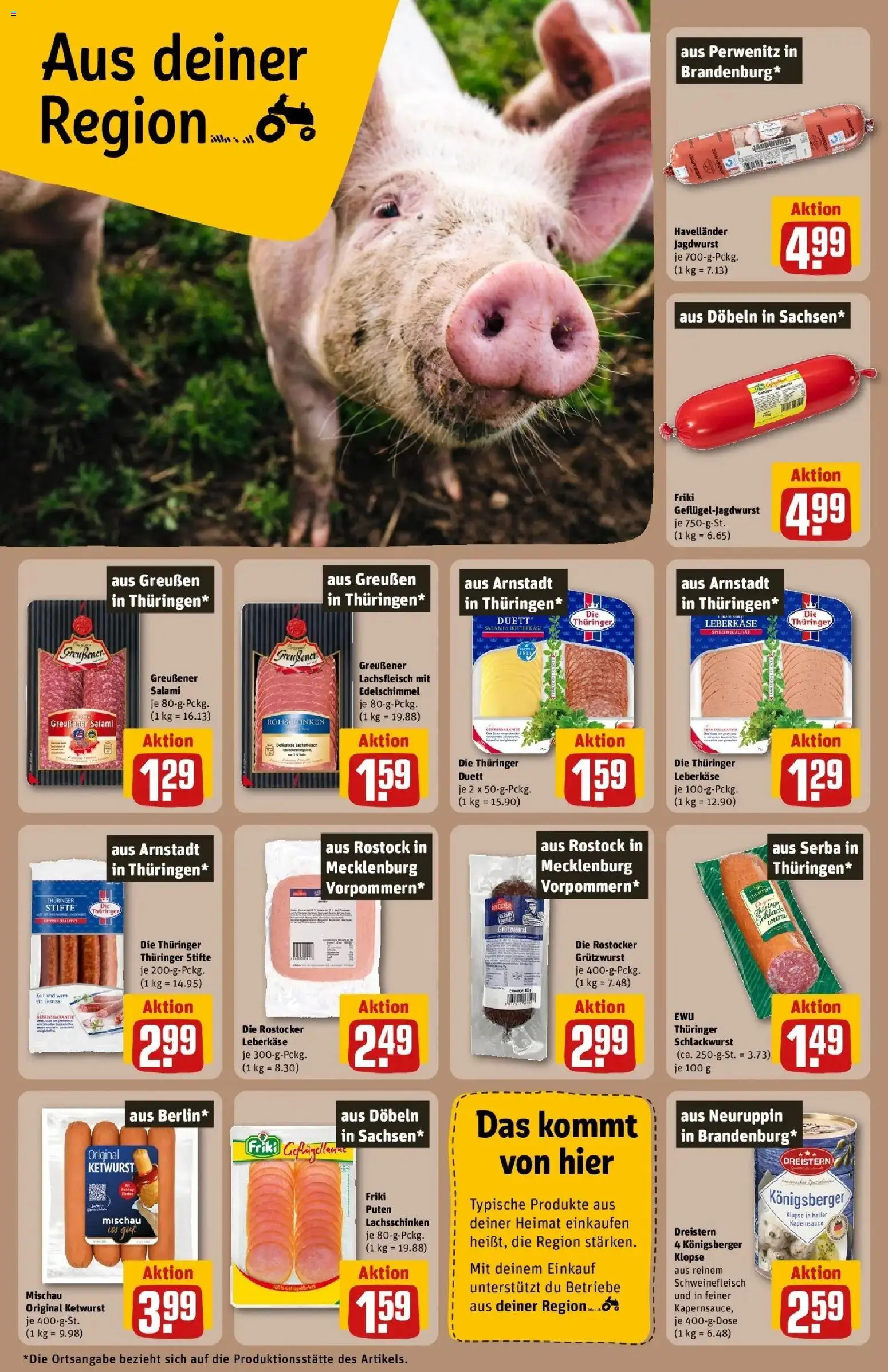 Vorschau von dem Prospekt des Geschäftes Rewe, gültig ab dem 26.10.2026